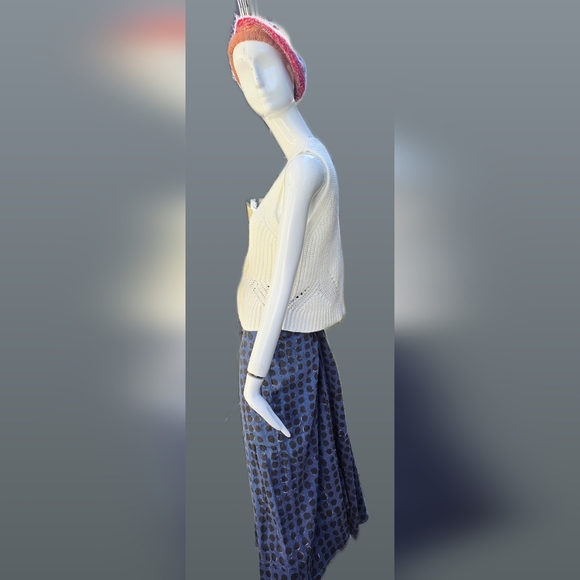 Gentle Fawn Cream,knit, Button Up, Sweater Vest. Small - Picture 3 of 15